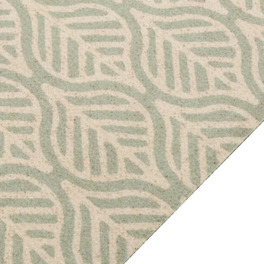 Tapis de cuisine lavable impression feuilles 60x300 cm velours - 3