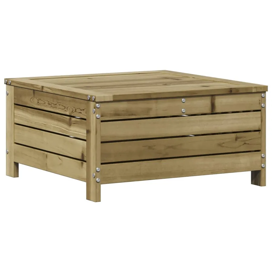 Salon de jardin 4 pcs avec coussins bois de pin imprégné - 7