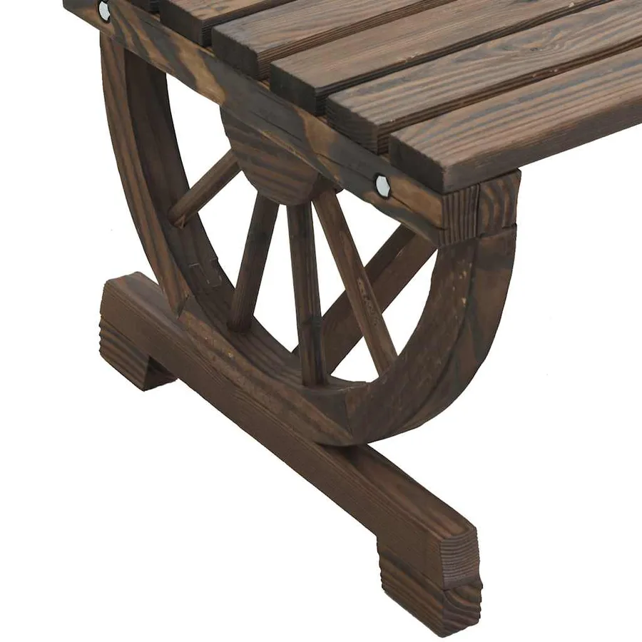Ensemble à manger de jardin 3 pcs bois de sapin massif - 12