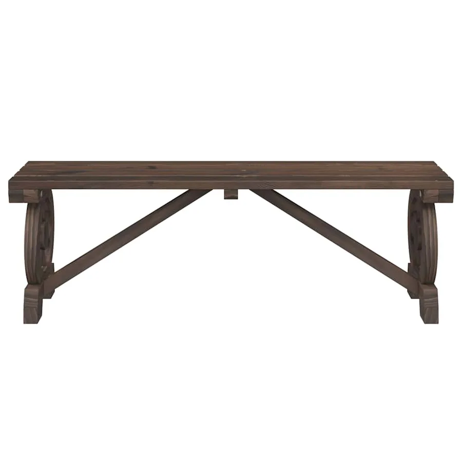 Ensemble à manger de jardin 3 pcs bois de sapin massif - 9