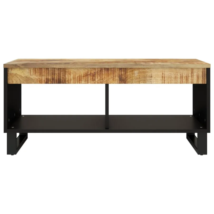 Table basse 90x50x40 cm bois de manguier massif - 3