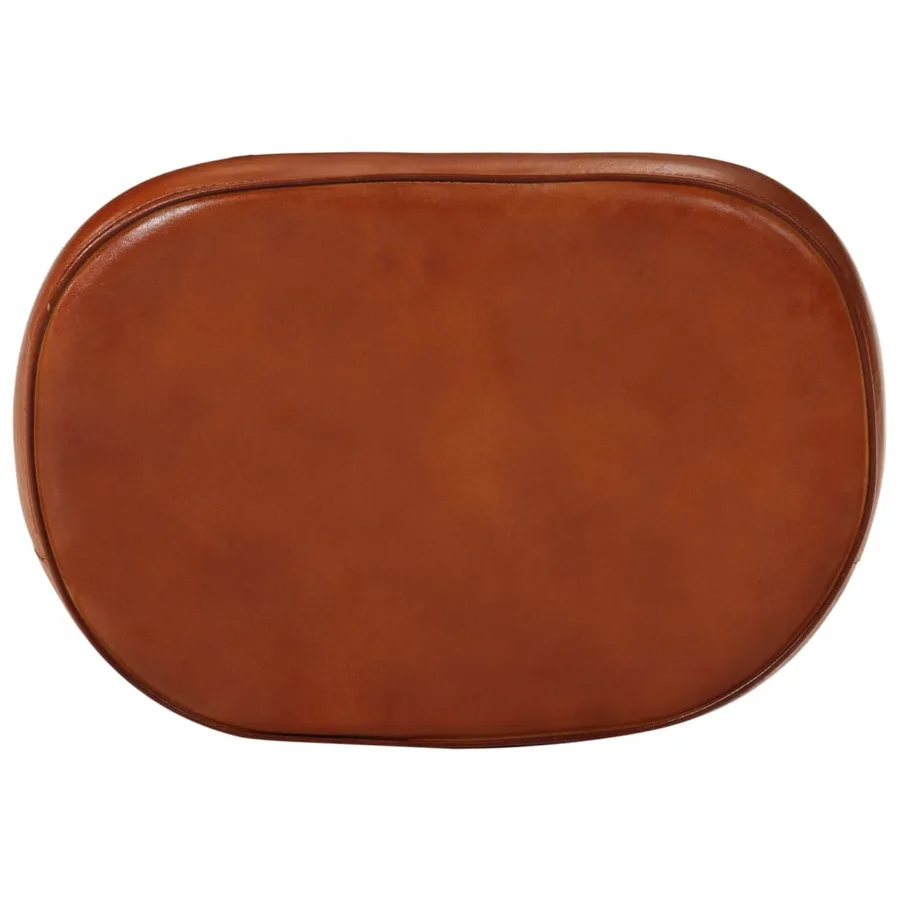 Tabourets de bar lot de 2 marron foncé 40x29,5x53 cm - 6