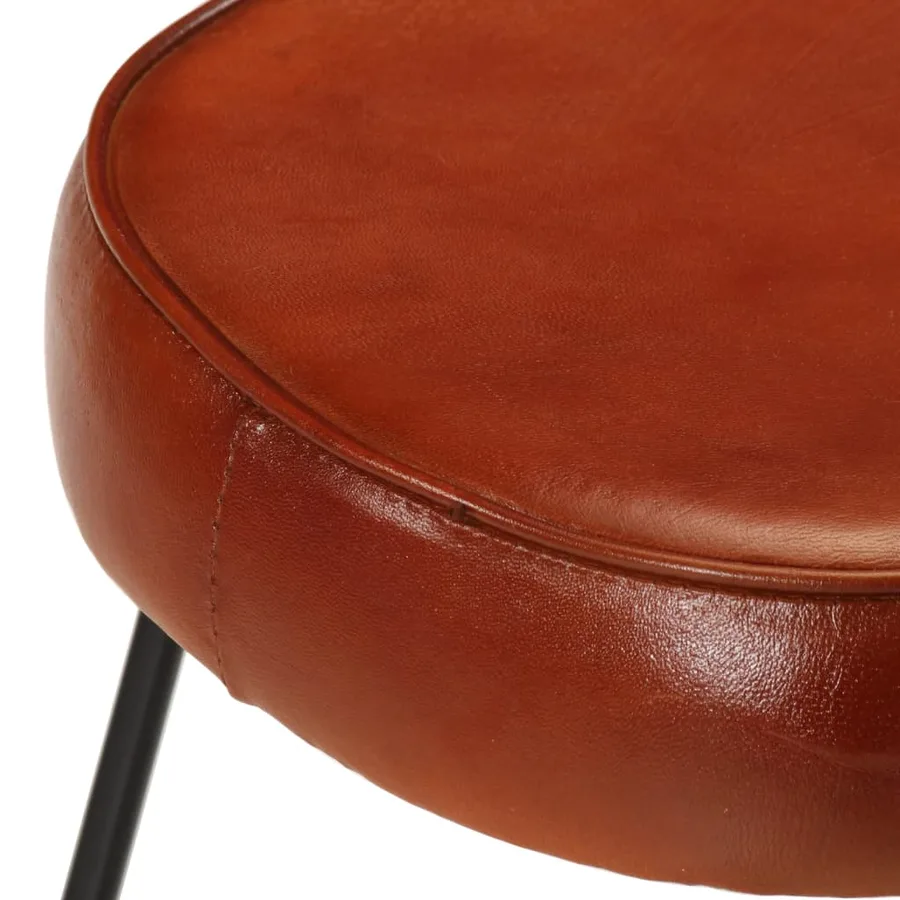 Tabourets de bar lot de 2 marron foncé 40x29,5x53 cm - 7