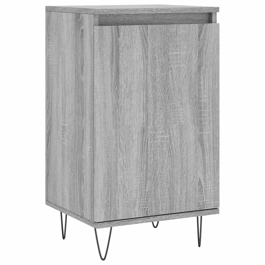 Buffet sonoma gris 40x35x70 cm bois d'ingénierie - 2
