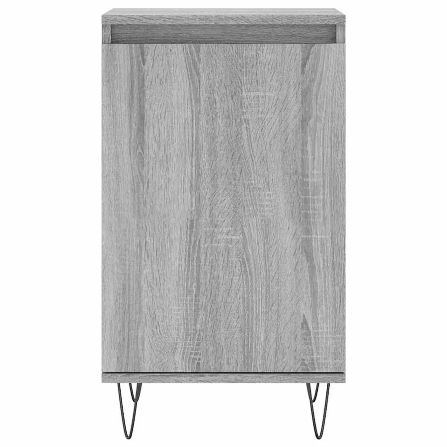 Buffet sonoma gris 40x35x70 cm bois d'ingénierie - 3