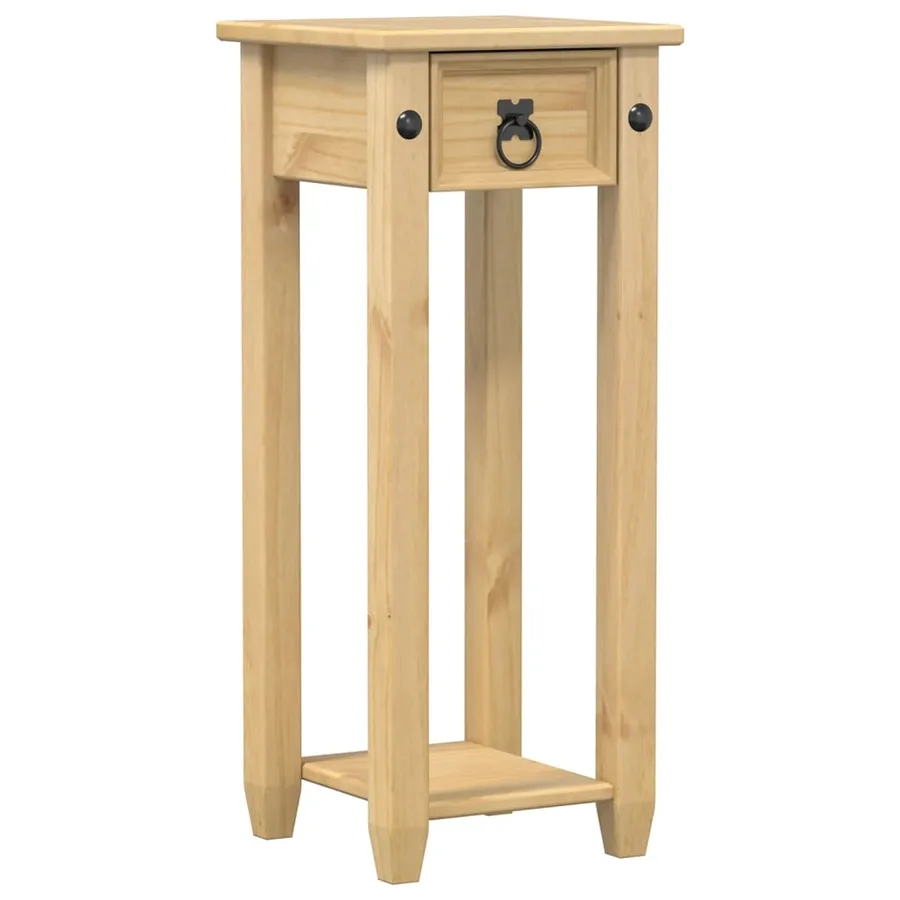 Support pour plantes Corona 30x30x73 cm bois de pin massif - 2