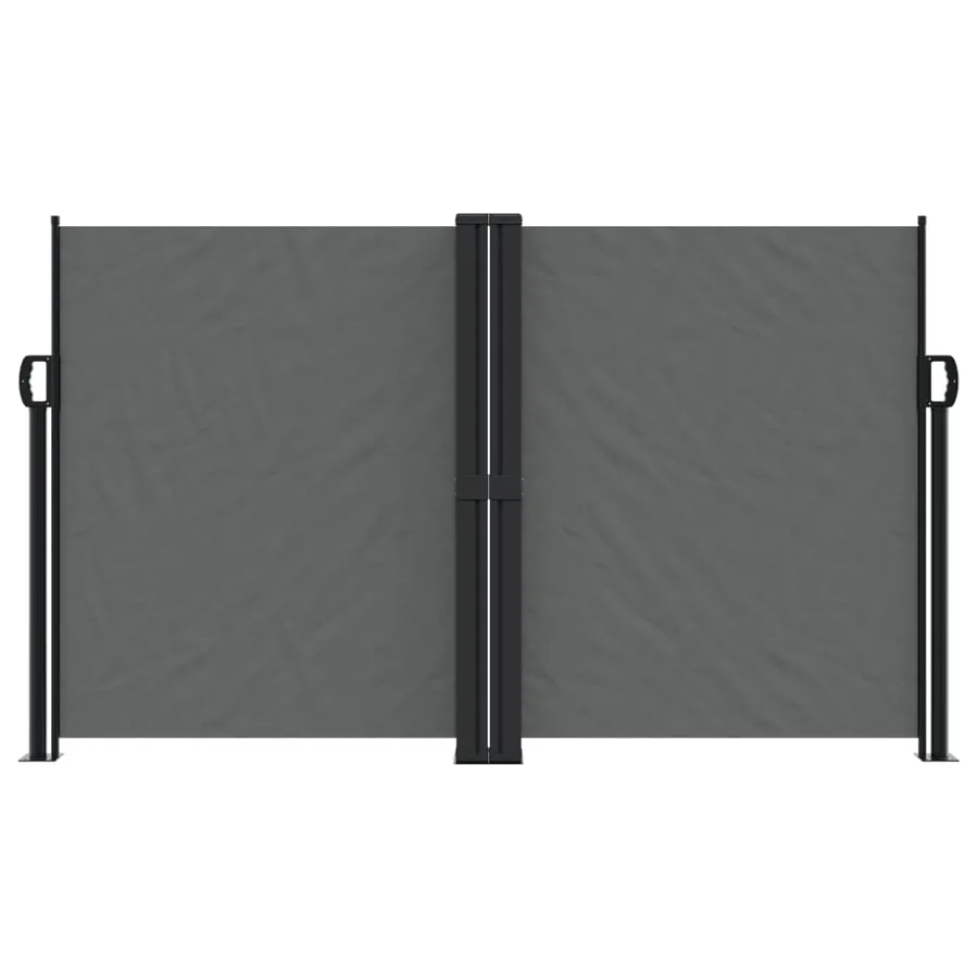 Auvent latéral rétractable anthracite 140x600 cm - 3