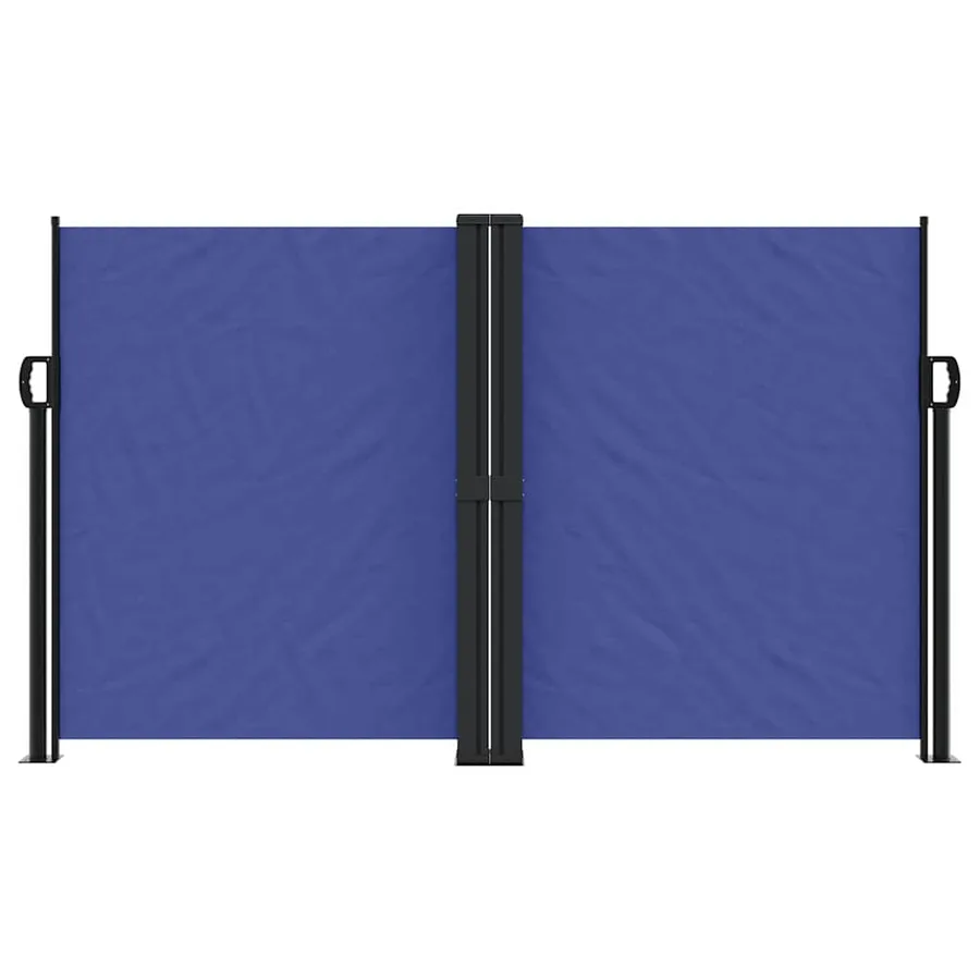 Auvent latéral rétractable bleu 140x600 cm - 3