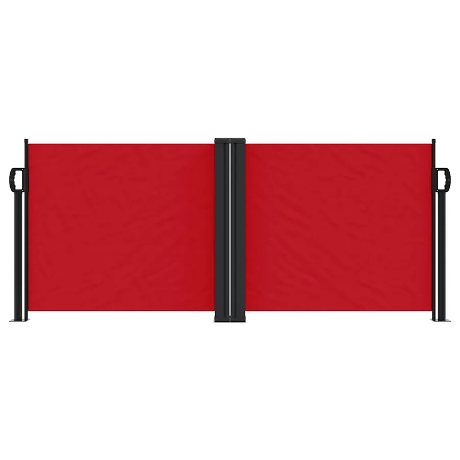 Auvent latéral rétractable rouge 100x1000 cm - 3