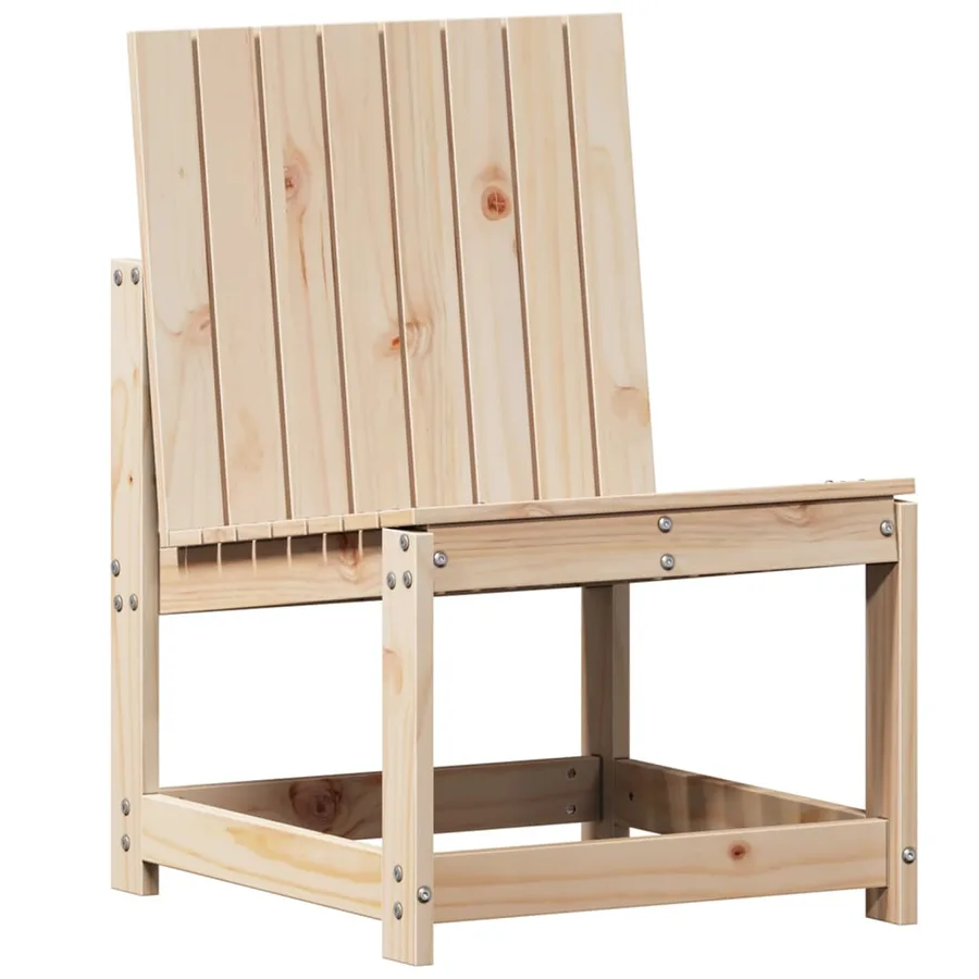 Chaise de jardin 50,5x55x77 cm bois de pin massif - 2