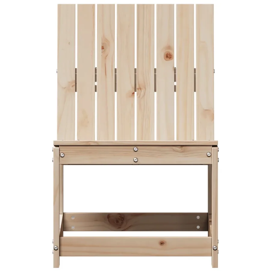 Chaise de jardin 50,5x55x77 cm bois de pin massif - 4