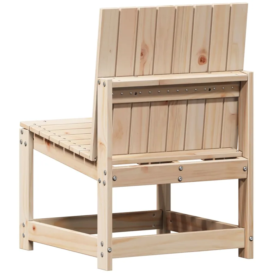 Chaise de jardin 50,5x55x77 cm bois de pin massif - 6