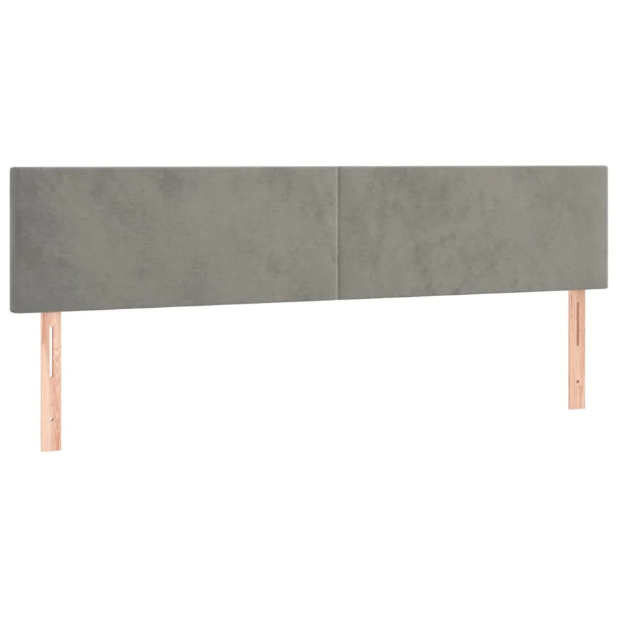 Sommier à lattes de lit avec matelas LED gris clair 120x190 cm - 9