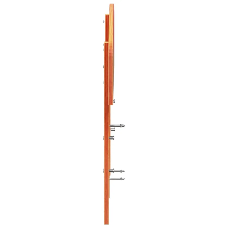 Tête de lit cire marron 200 cm bois massif de pin - 5