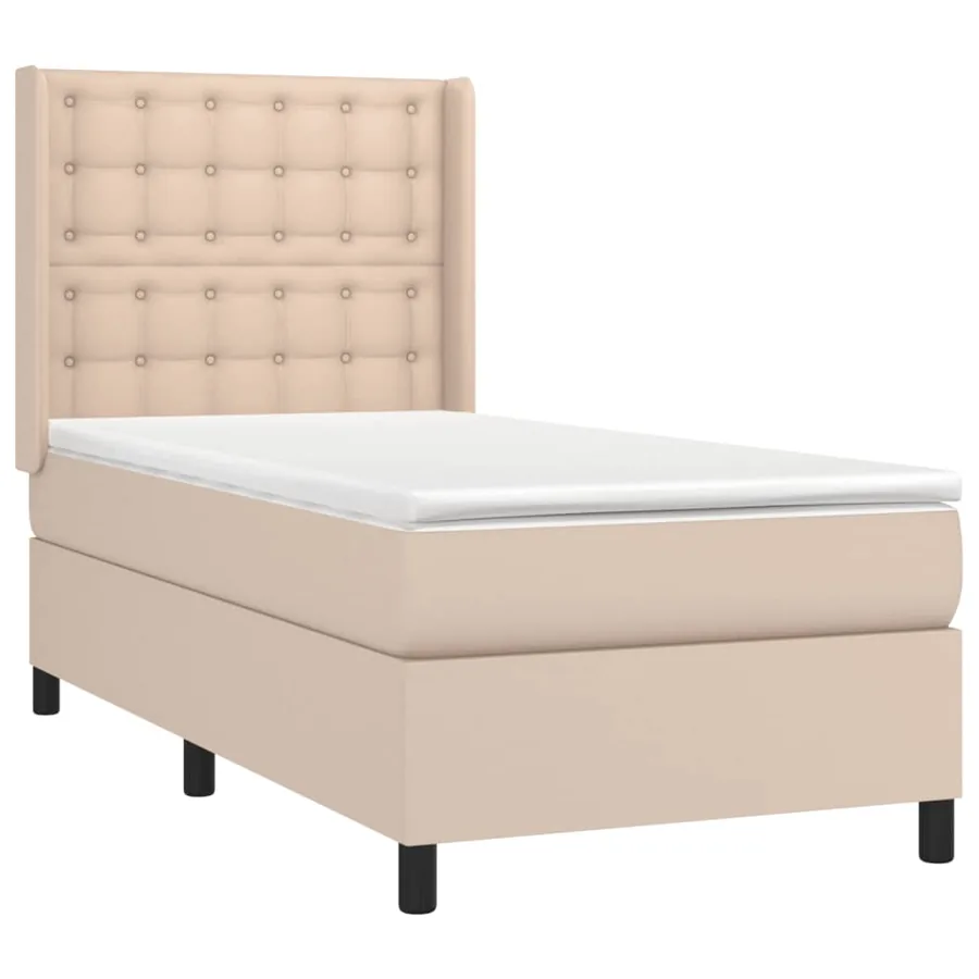 Sommier à lattes de lit matelas LED Cappuccino 100x200 cm - 4