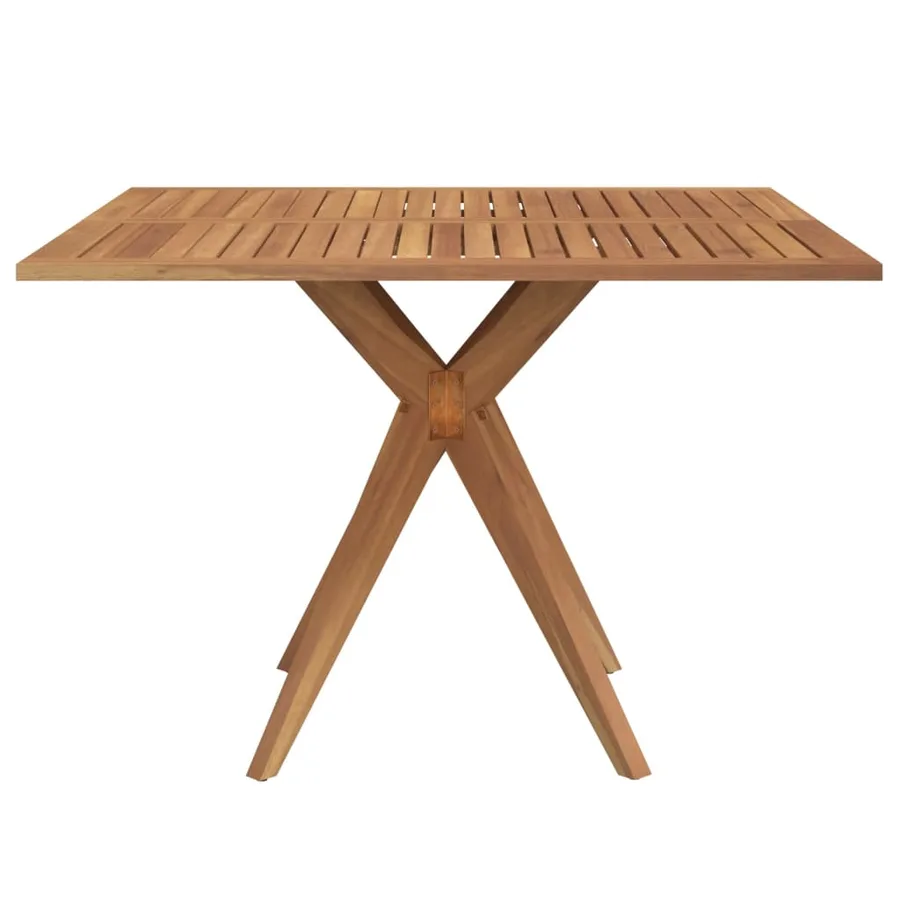 Ensemble à manger de jardin 5 pcs Bois d'acacia solide - 4