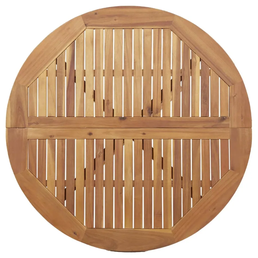 Ensemble à manger de jardin 5 pcs Bois d'acacia solide - 7