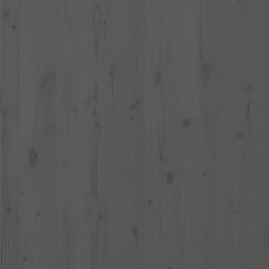 Tête de lit murale Gris 146x3x91,5 cm Bois massif de pin - 7