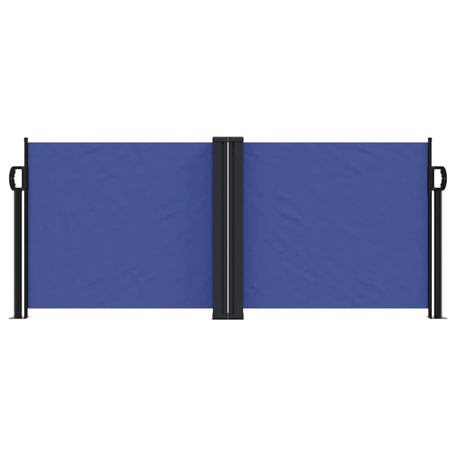 Auvent latéral rétractable bleu 100x600 cm - 3