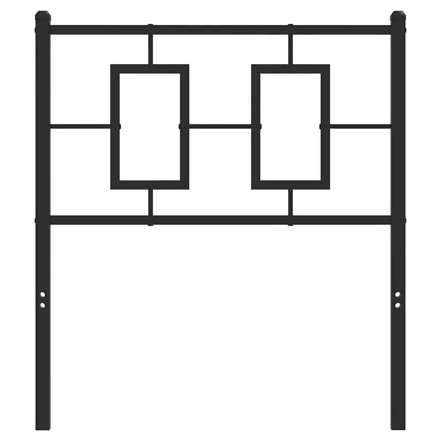 Tête de lit de remplacement métal noir 75 cm - 3