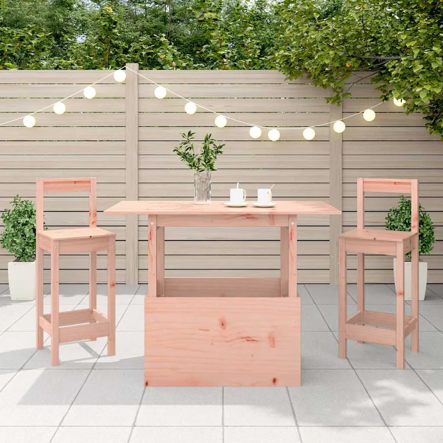 Table de jardin 100x50x75 cm bois massif de douglas - 4