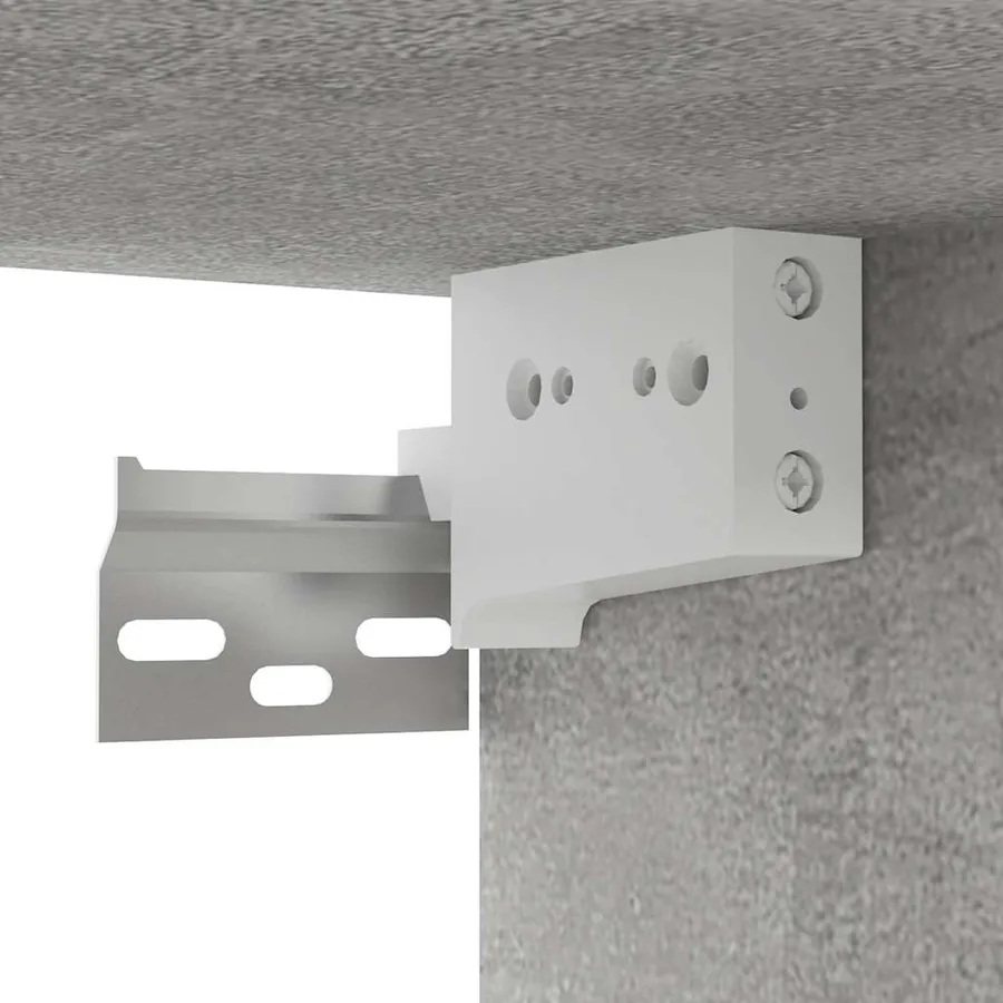 Meubles TV suspendus 3 pcs Gris béton 60x30x30 cm - 8