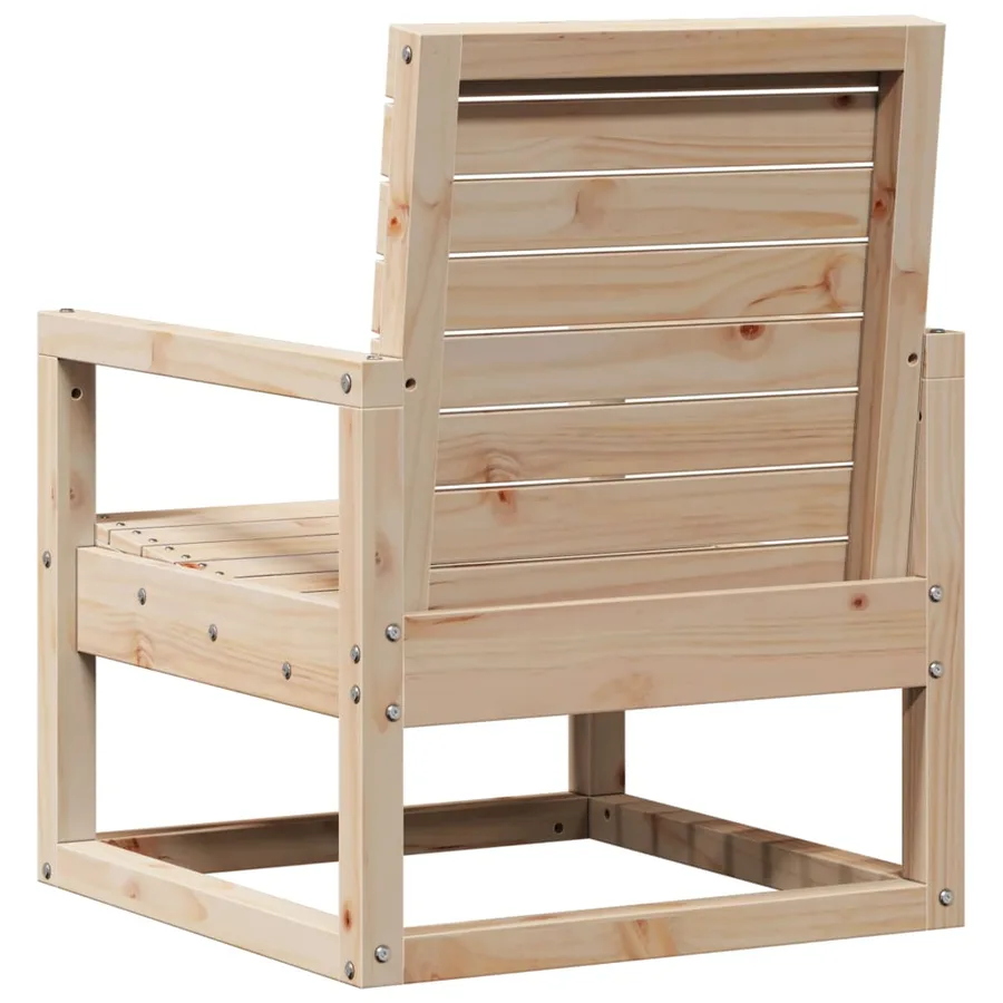 Chaise de jardin 57,5x63x76 cm bois de pin massif - 6