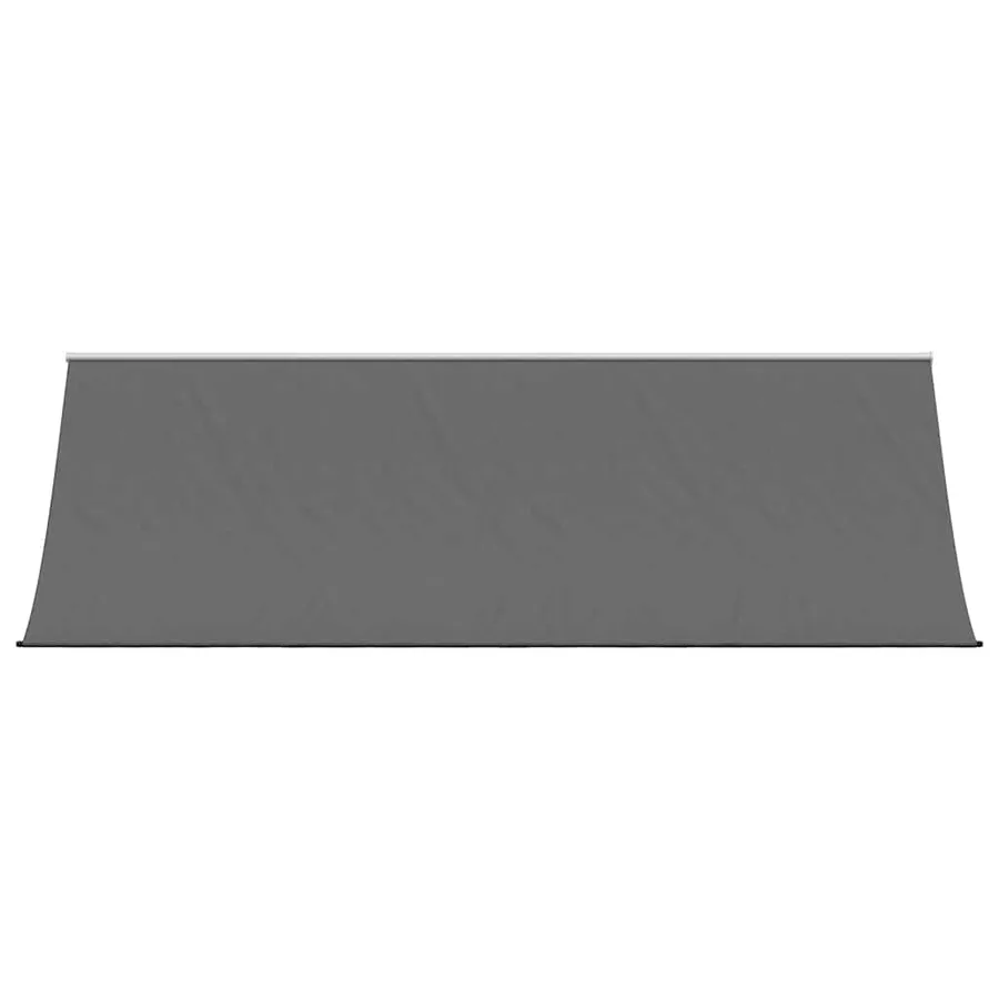 Auvent rétractable anthracite 350x150 m tissu et acier - 3