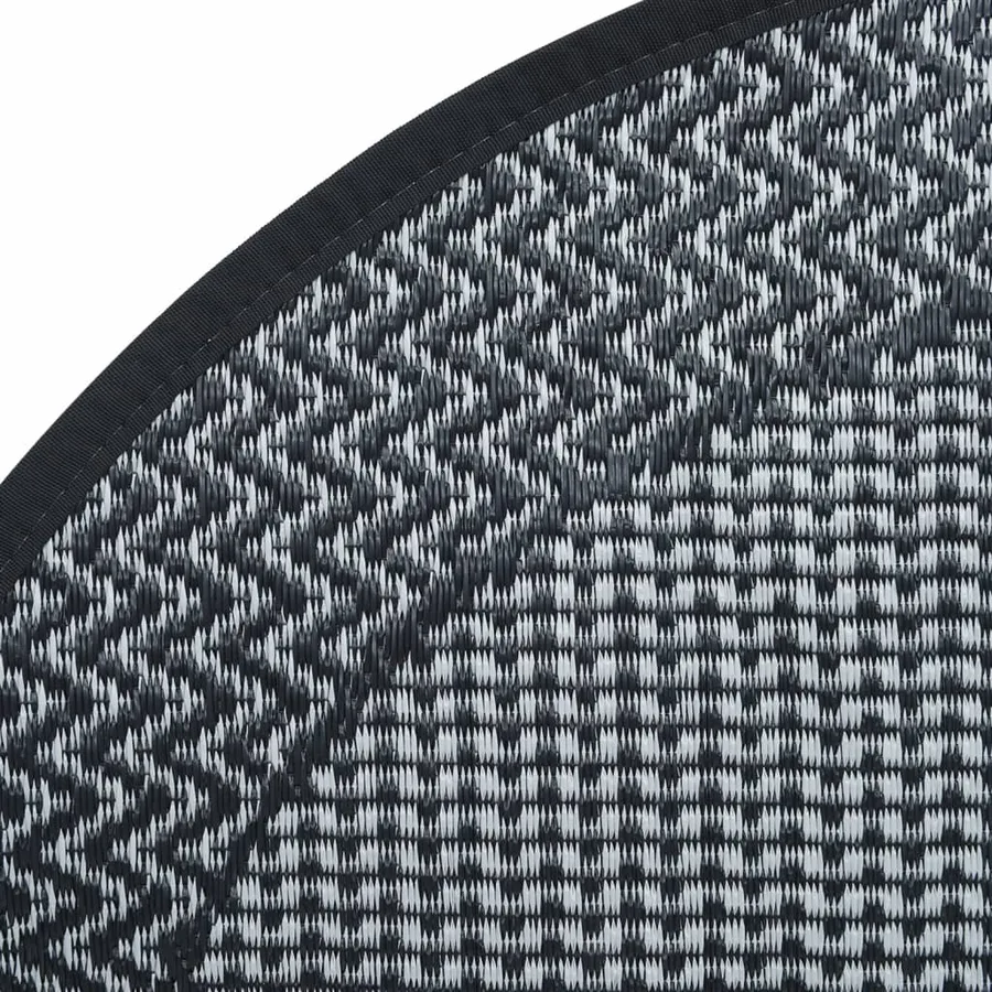 Tapis d'extérieur ARAKIL gris Ø120 cm PP - 4