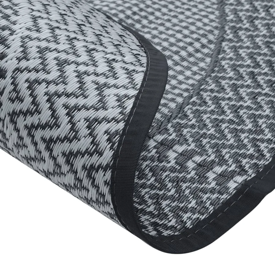 Tapis d'extérieur ARAKIL gris Ø120 cm PP - 5