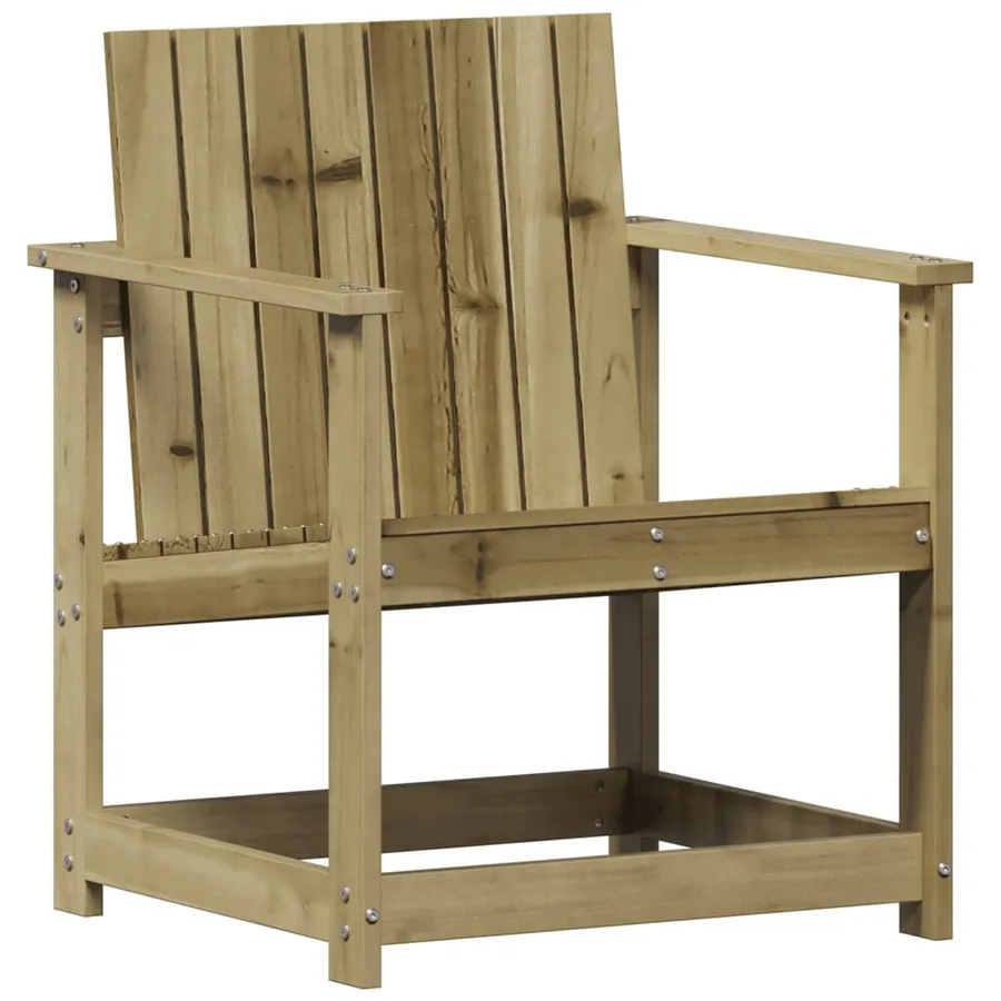 Chaise de jardin 62x56x77 cm bois de pin imprégné - 2