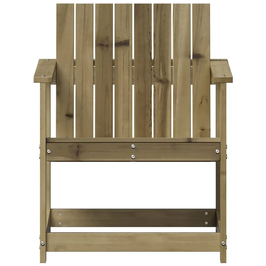 Chaise de jardin 62x56x77 cm bois de pin imprégné - 4