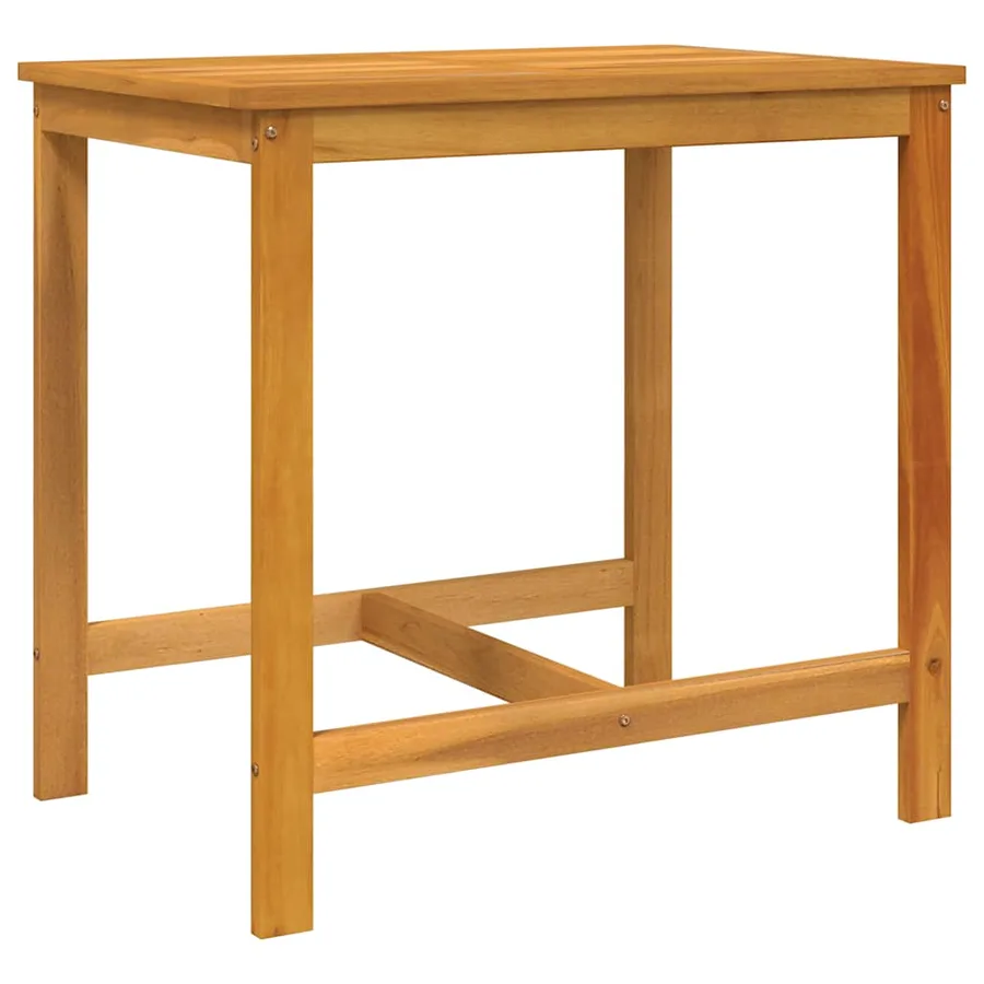 Ensemble de balcon avec coussins 3 pcs bois massif d'acacia - 5