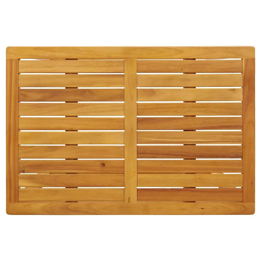 Ensemble de balcon avec coussins 3 pcs bois massif d'acacia - 7