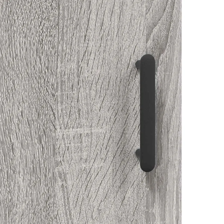 Buffet haut Sonoma gris 69,5x34x180 cm Bois d'ingénierie - 10