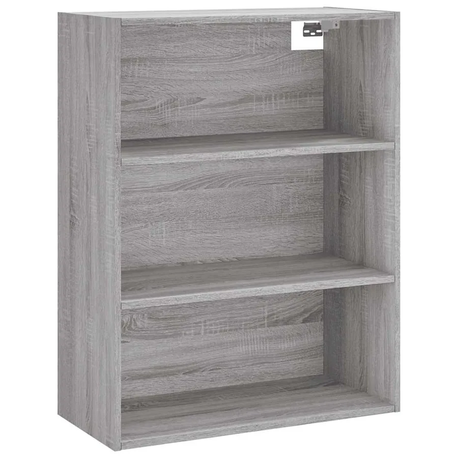 Buffet haut Sonoma gris 69,5x34x180 cm Bois d'ingénierie - 5