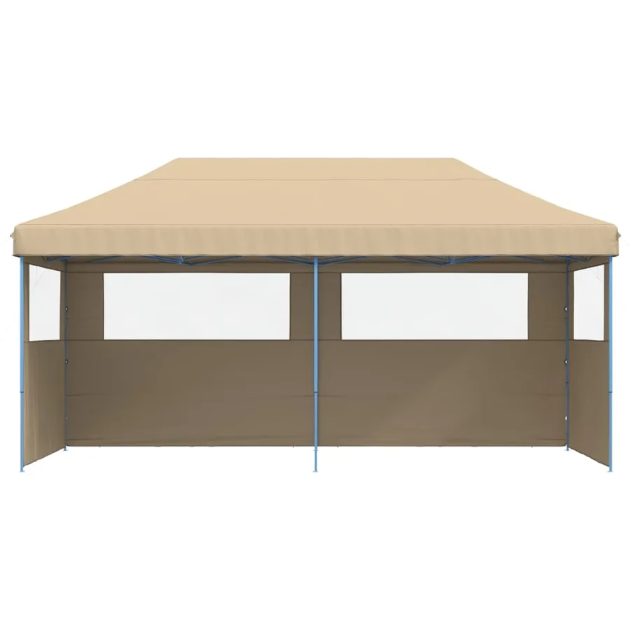 Tente de réception pliable escamotable avec 3 parois latérales - 3