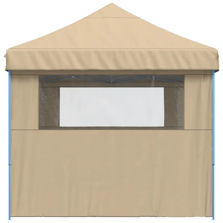 Tente de réception pliable escamotable avec 3 parois latérales - 5