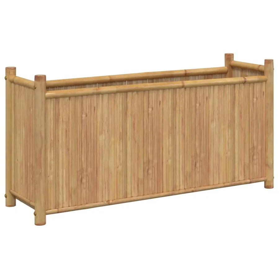 Jardinière 100x30x50 cm bambou - 2