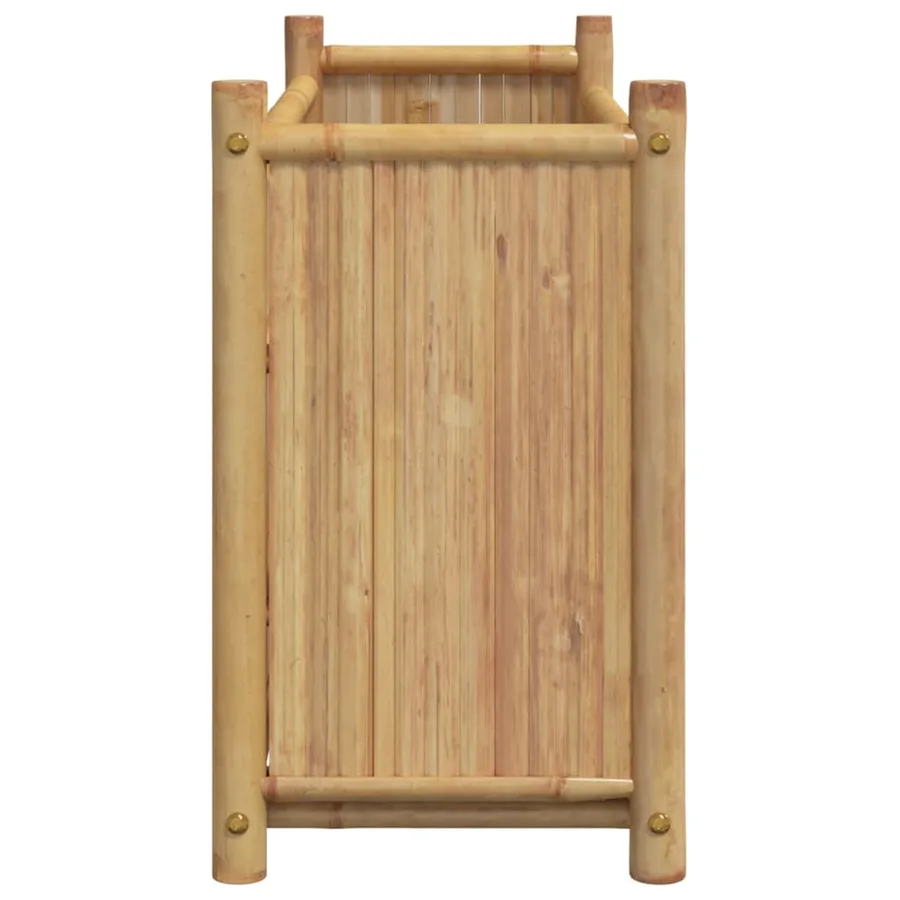 Jardinière 100x30x50 cm bambou - 5