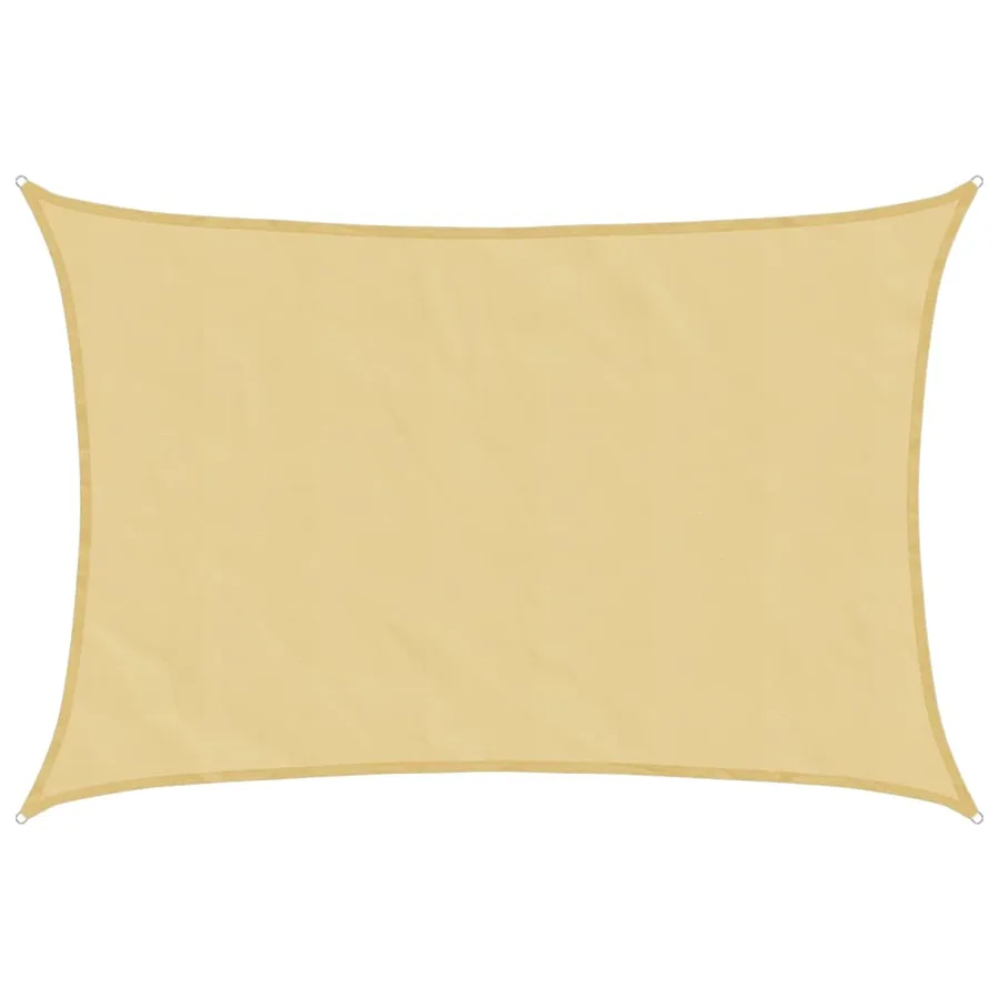 Voile d'ombrage sable 2,5x2 m 100 % polyester oxford - 2