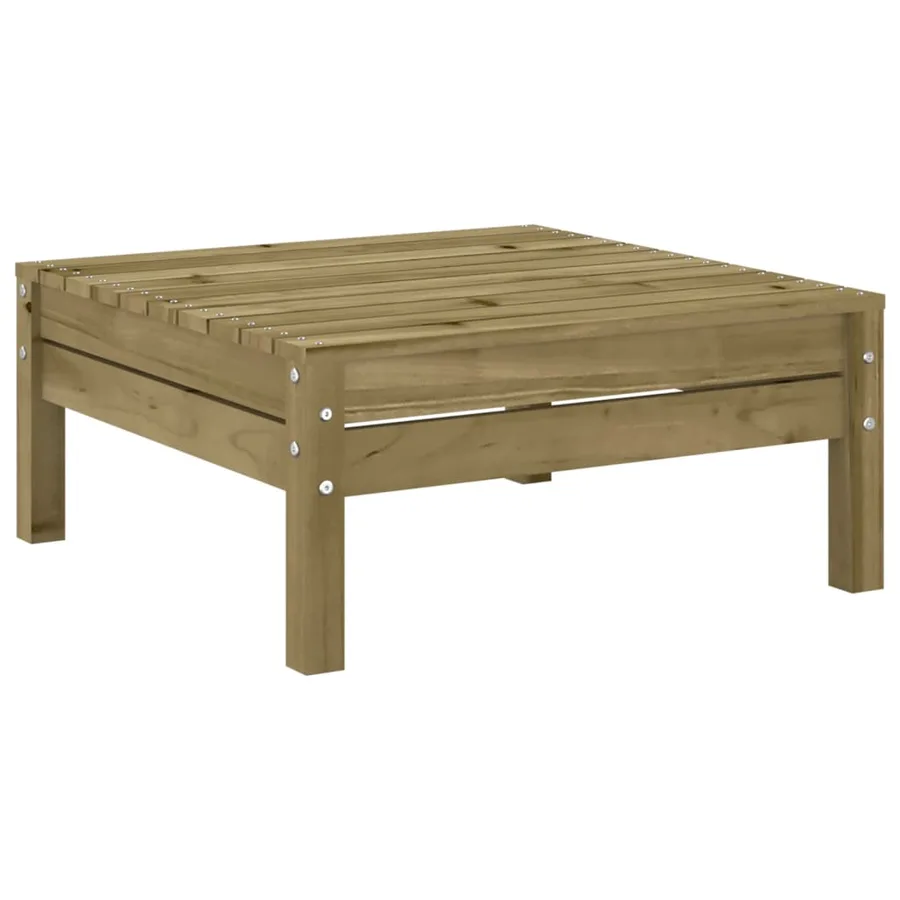 Salon de jardin avec coussins 9 pcs bois de pin imprégné - 11