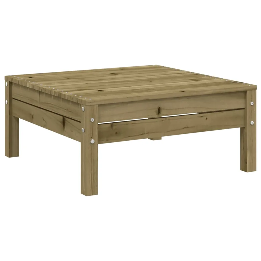 Salon de jardin avec coussins 9 pcs bois de pin imprégné - 7