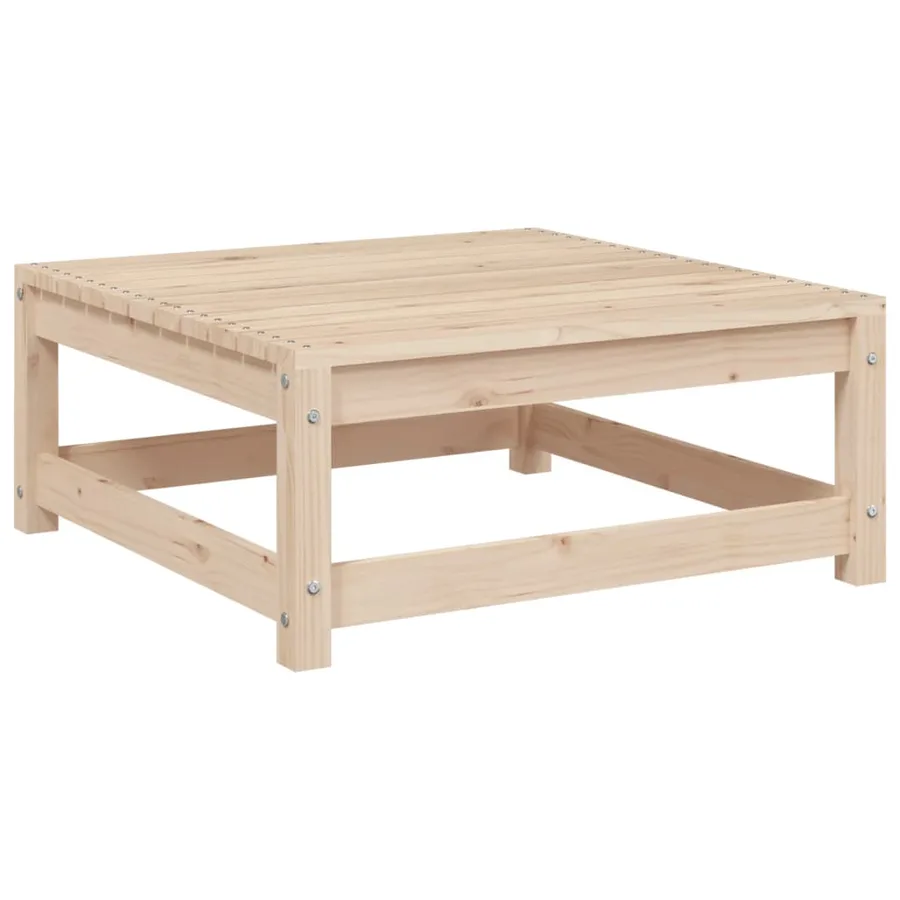 Salon de jardin 7 pcs bois de pin massif - 9