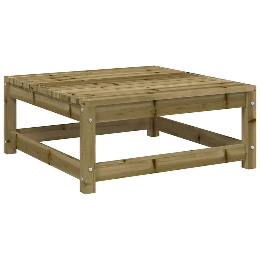 Salon de jardin 9 pcs bois de pin imprégné - 9