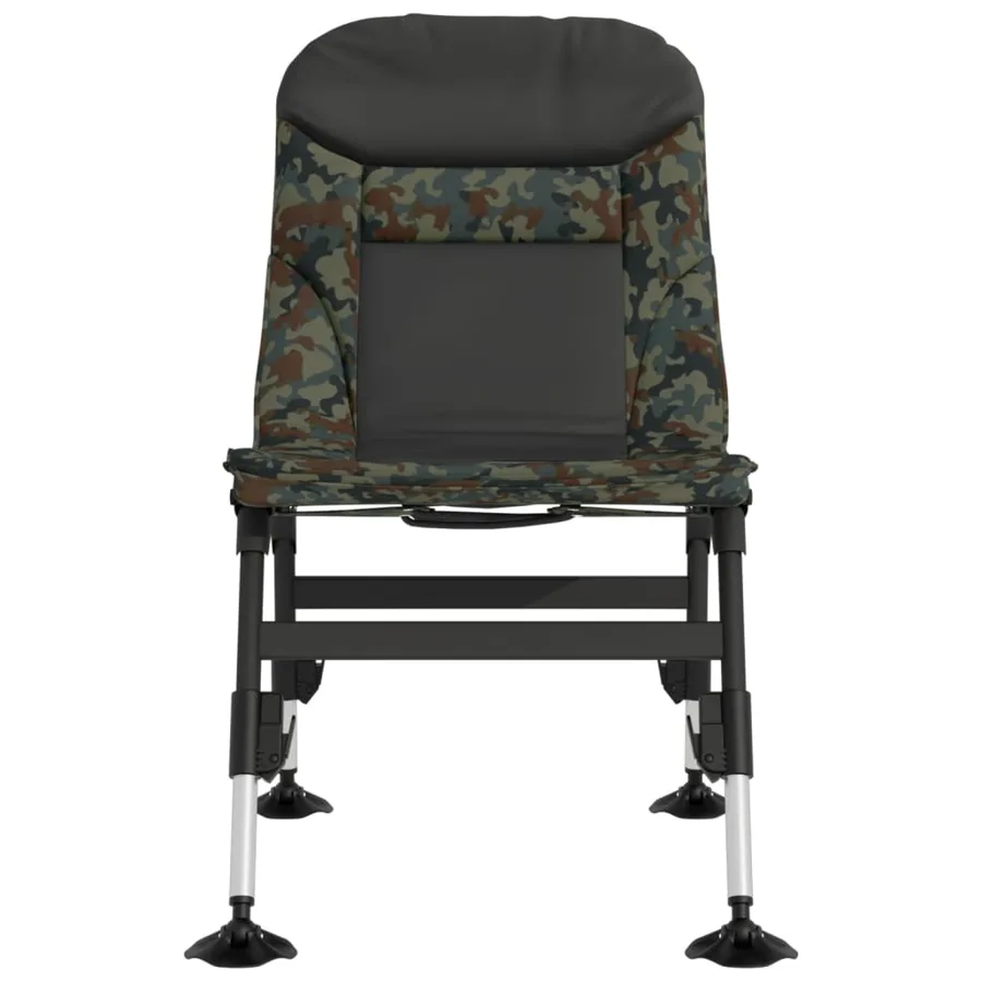 Chaise de pêche avec pieds à boue réglables pliable camouflage - 3
