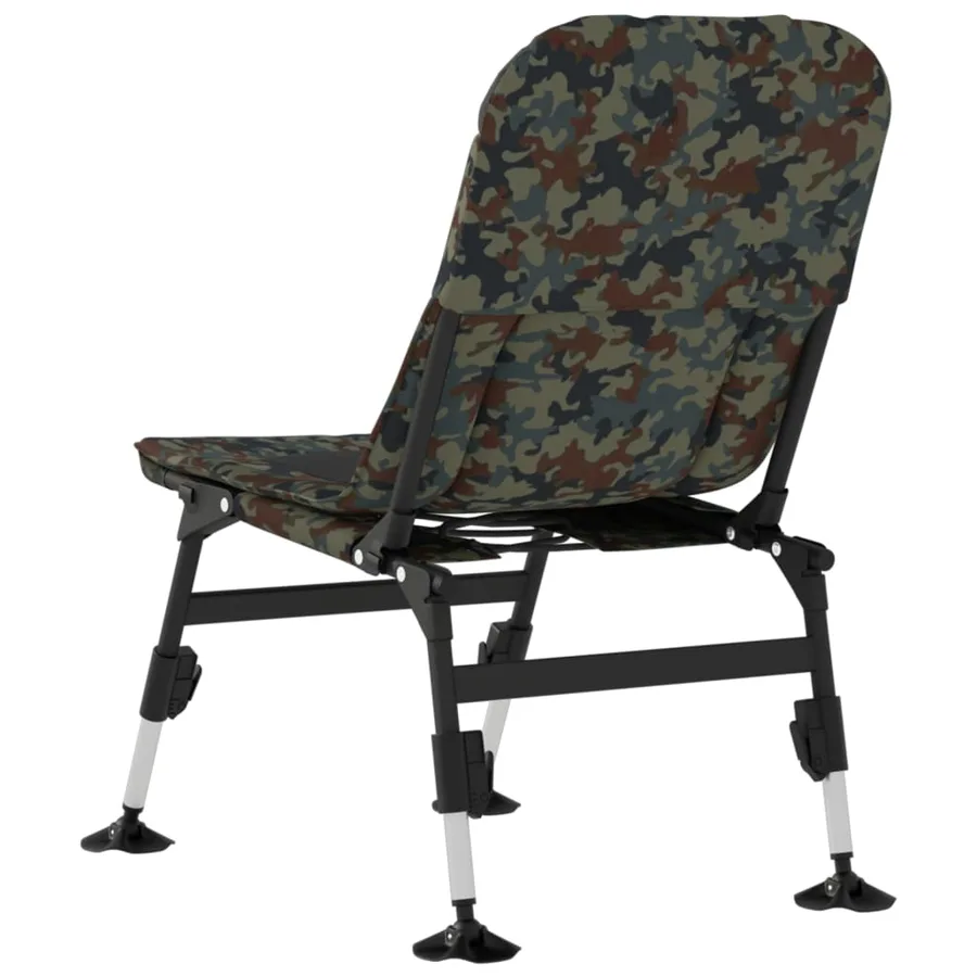 Chaise de pêche avec pieds à boue réglables pliable camouflage - 5