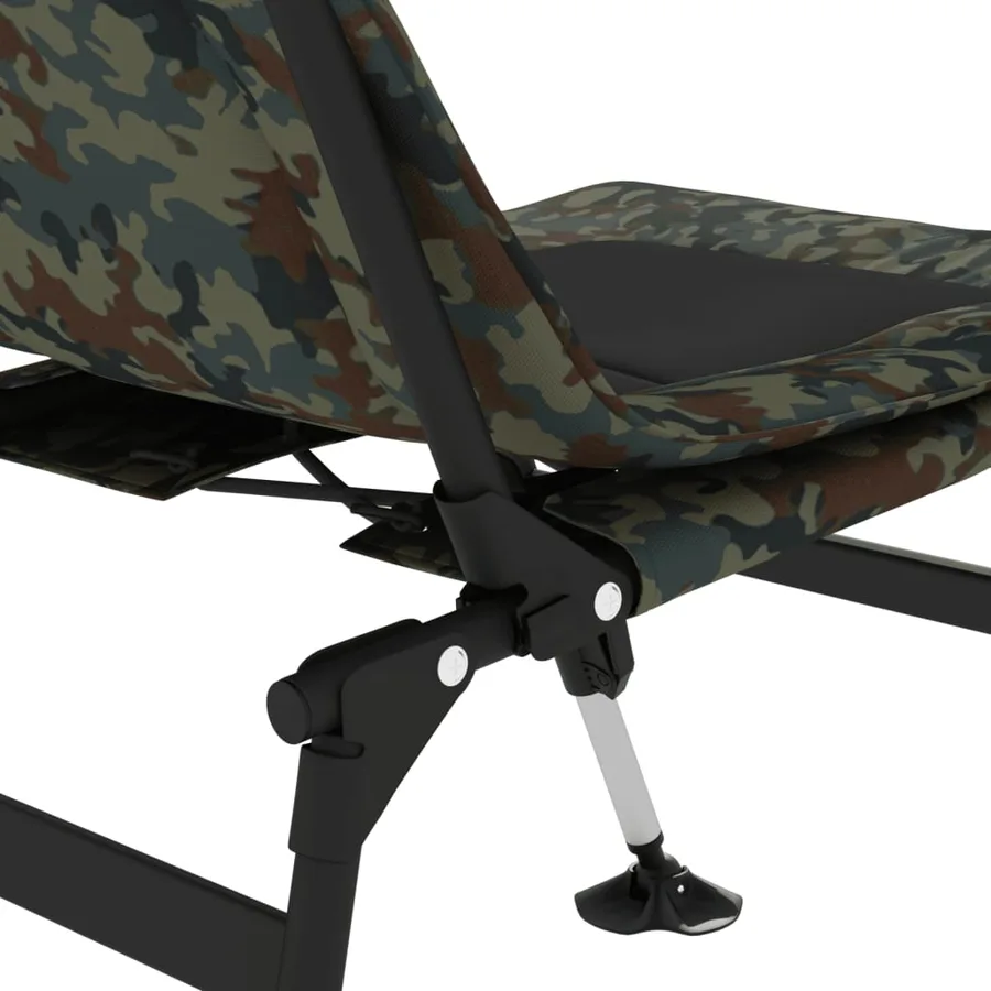 Chaise de pêche avec pieds à boue réglables pliable camouflage - 8