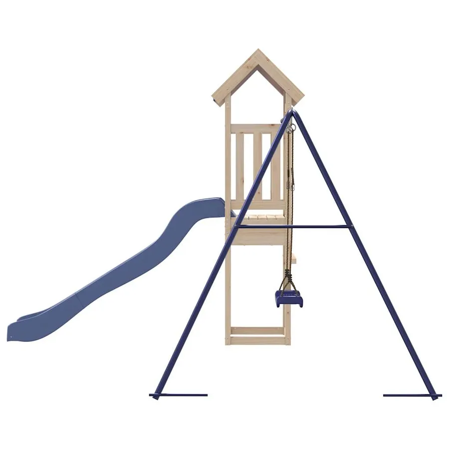 Aire de jeux d'extérieur bois de pin massif - 5