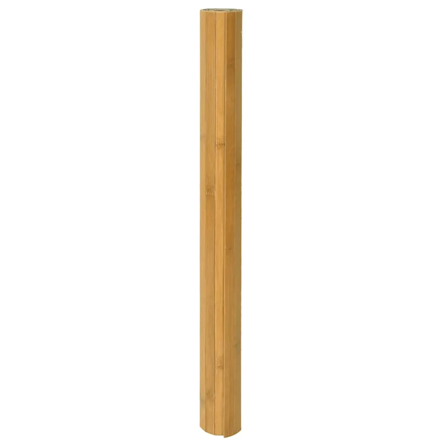Tapis rectangulaire naturel 60x400 cm bambou - 3